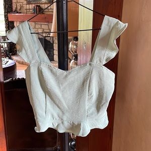 New Altered State Mint Cropped Top